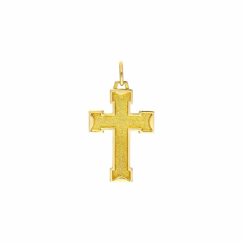 Anhänger 'Kreuz' Gelbgold
