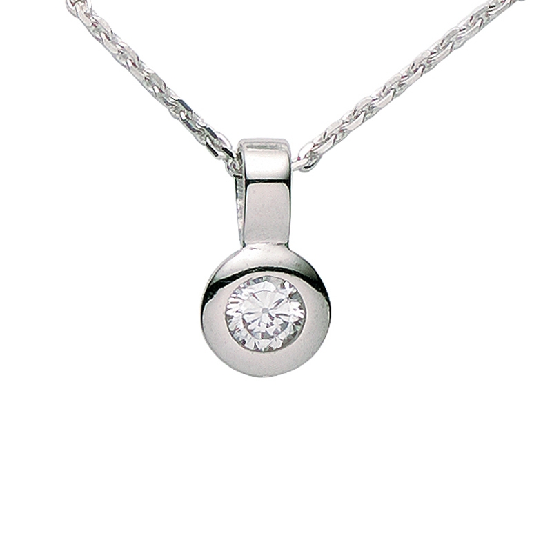 Anhänger mit Kette Silber