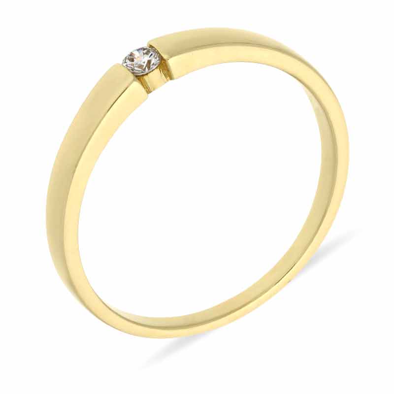 Brillant-Ring Gelbgold