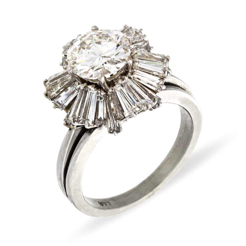 Brillant-Ring Weißgold