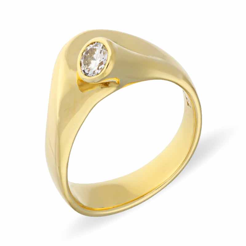 Brillant-Ring Gelbgold