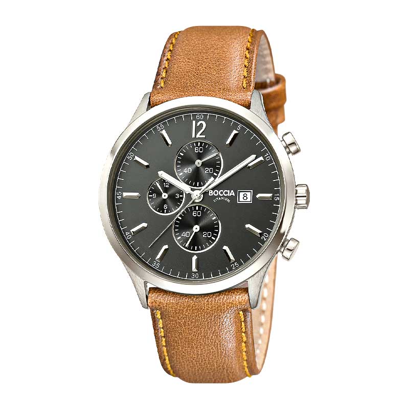 BOCCIA Herrenarmbanduhr Titan 3753-04