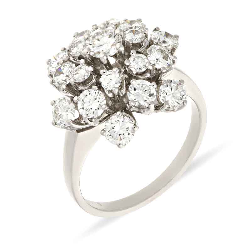 Brillant-Ring Weißgold