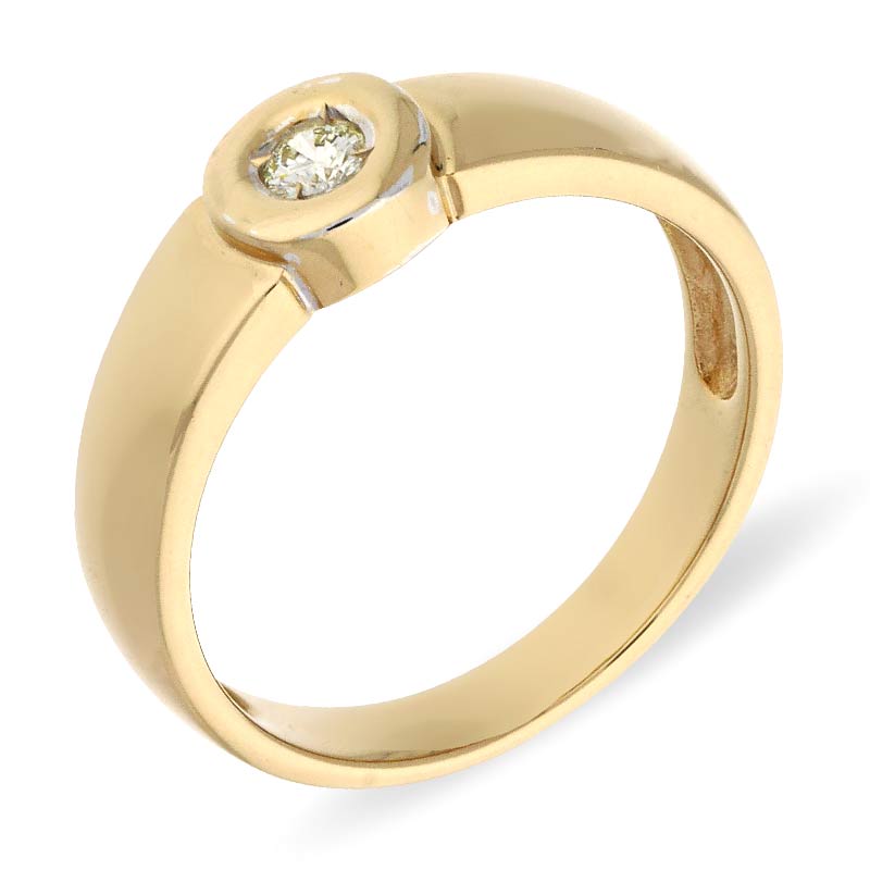 Brillant-Ring Gelbgold
