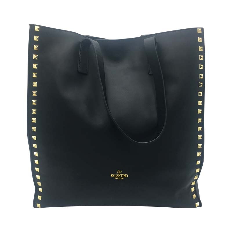 Valentino Shopper ' Rockstud' Schwarz