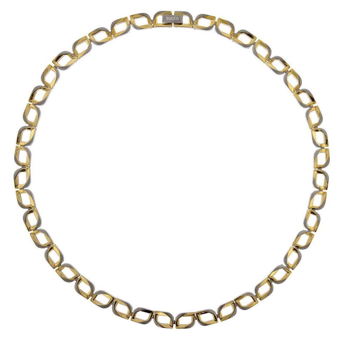 BOCCIA Collier Titan, teil-vergoldet