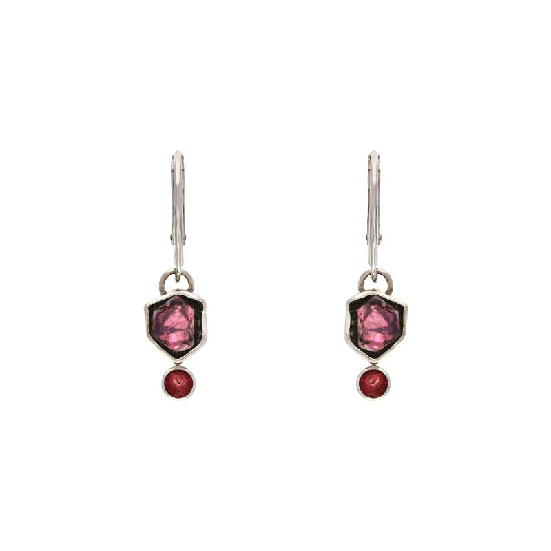 Turmalin-Ohrschmuck Silber