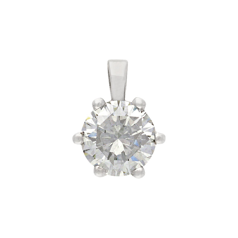Brillant-Anhänger Weißgod 1,02 ct
