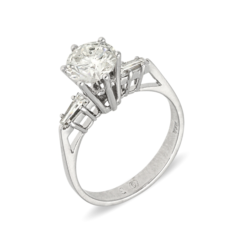 Brillant-Ring Weißgold 1,50ct