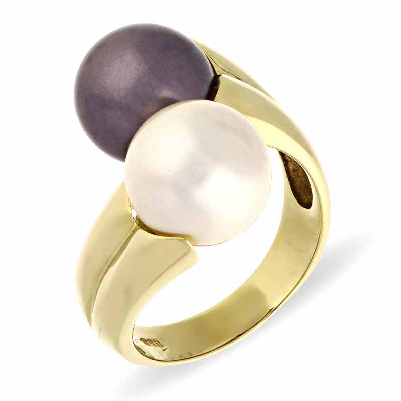 Perl-Ring Gelbgold