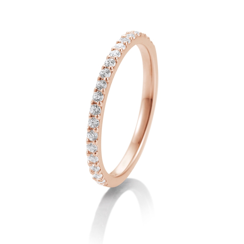 Brillant-Ring Rotgold
