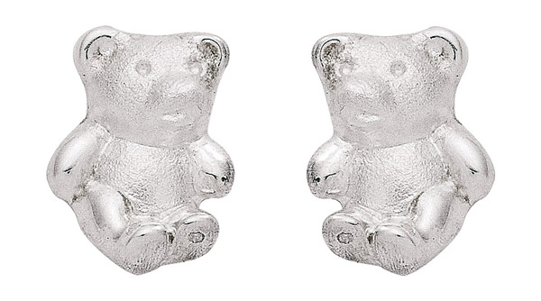 Ohrstecker 'Bärchen' in Silber