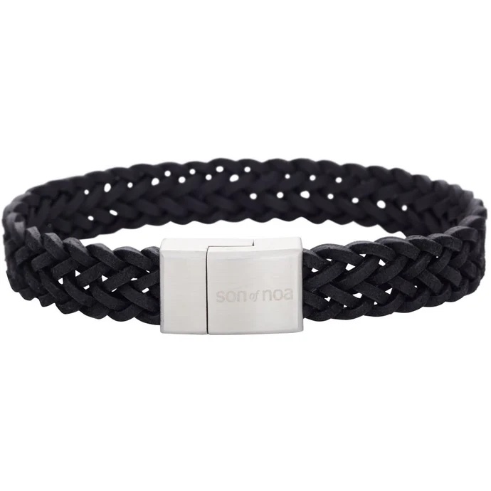 Son of Noa Armband aus Leder/Edelstahl