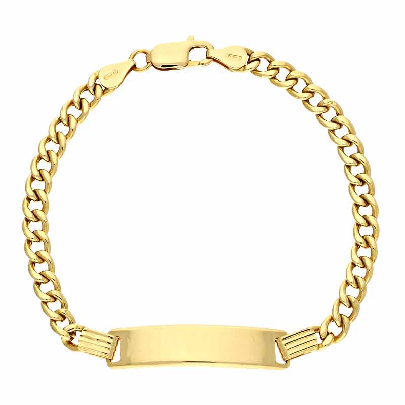 Identitäts-Armband Gelbgold
