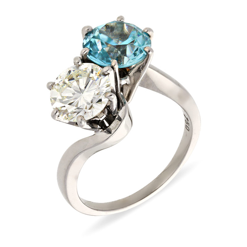 Brillant-Ring Weißgold