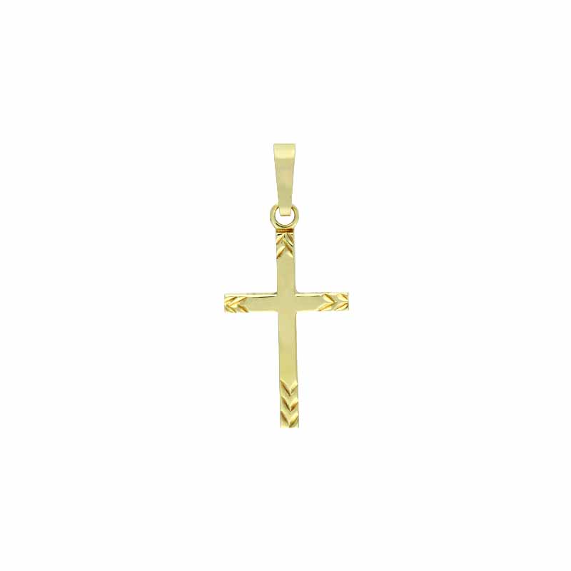 Anhänger 'Kreuz' Gelbgold