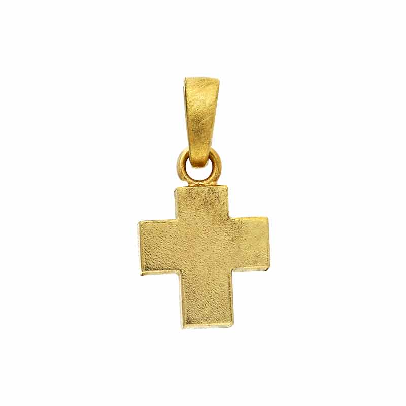 Anhänger 'Kreuz' Gelbgold
