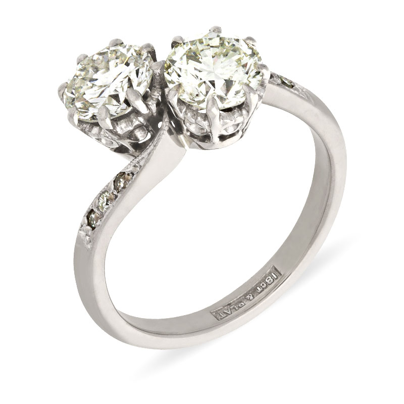 Brillant-Ring Weißgold