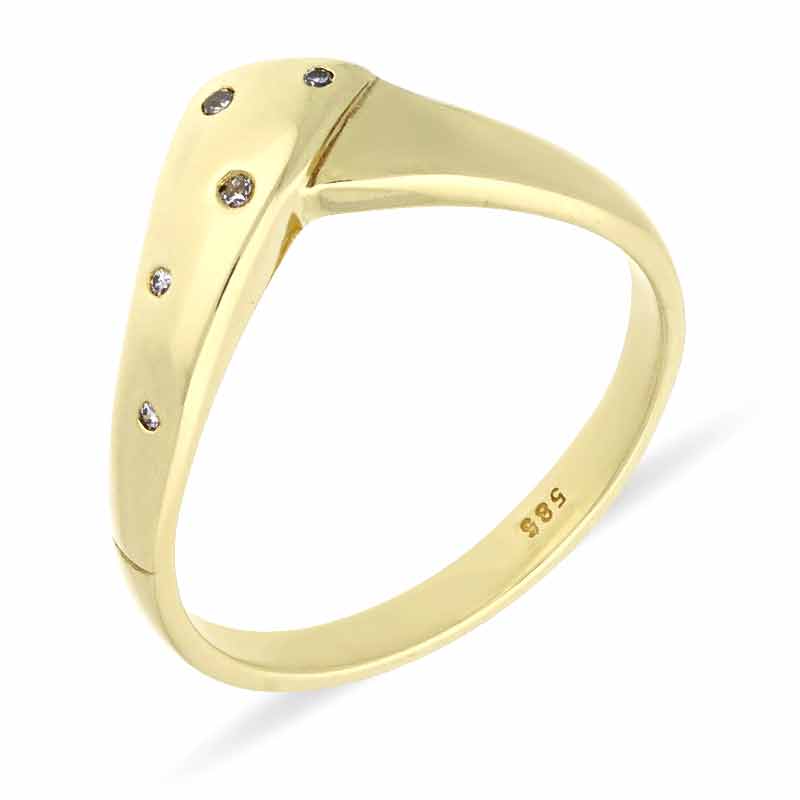 Brillant-Ring Gelbgold
