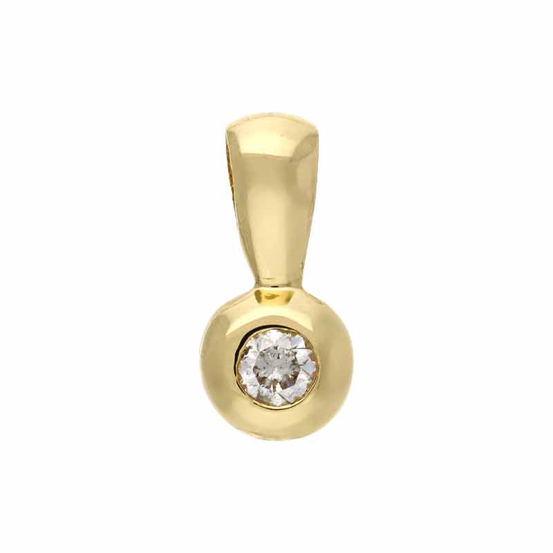 Brillant-Anhänger Gelbgold