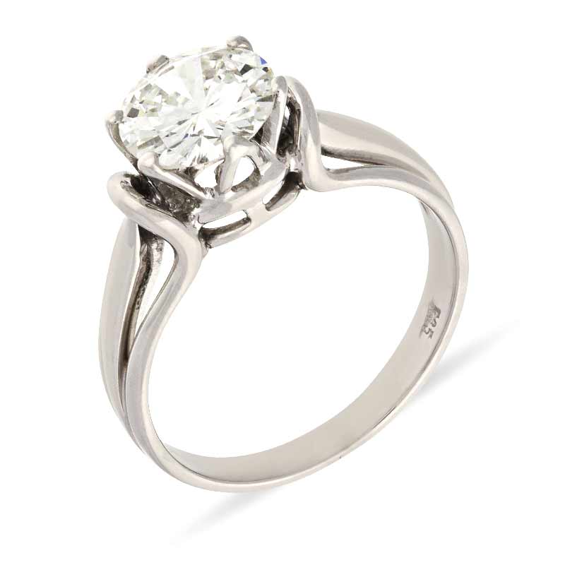 Brillant-Ring Weißgold