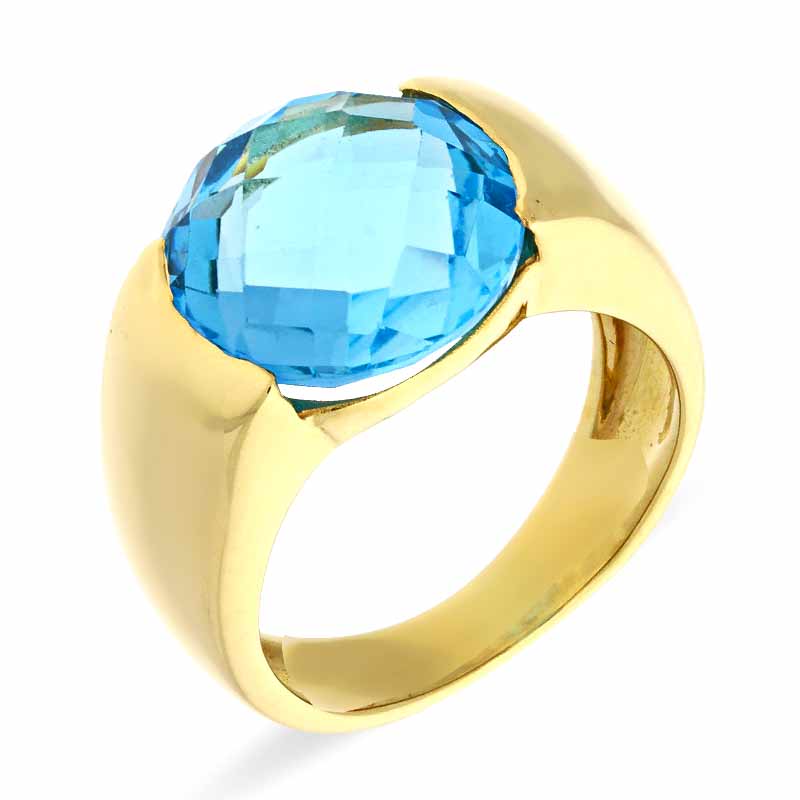 Topas-Ring Gelbgold