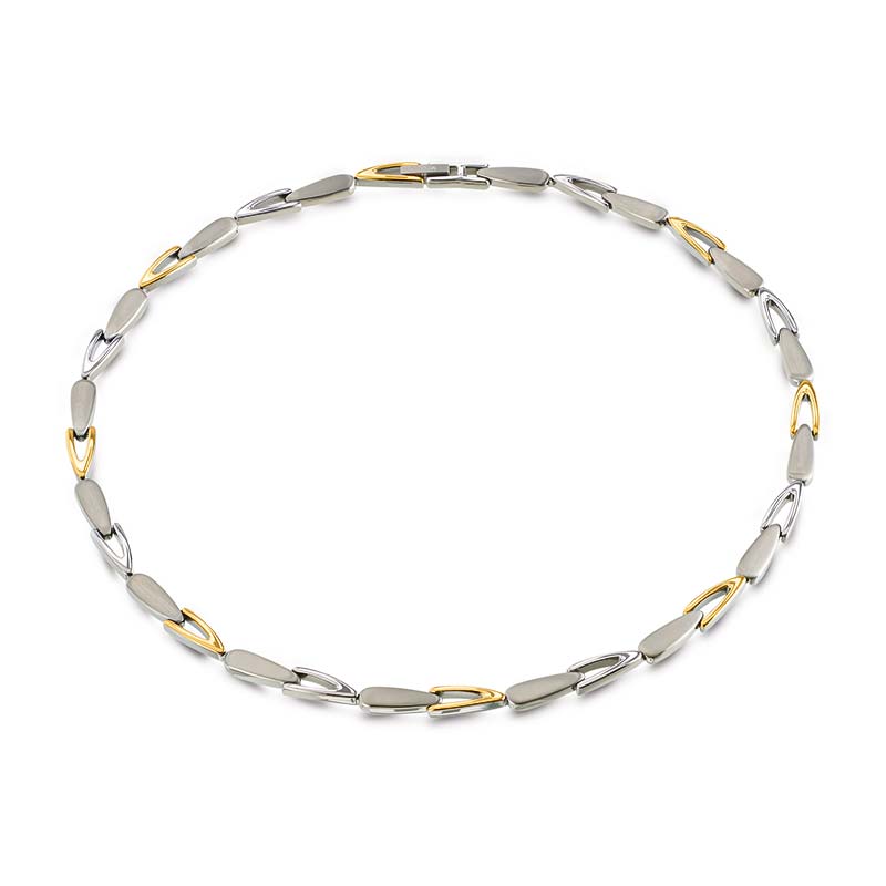 BOCCIA Collier Titan, teil-vergoldet