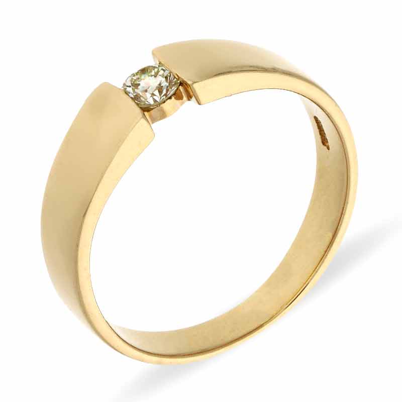 Brillant-Ring Gelbgold