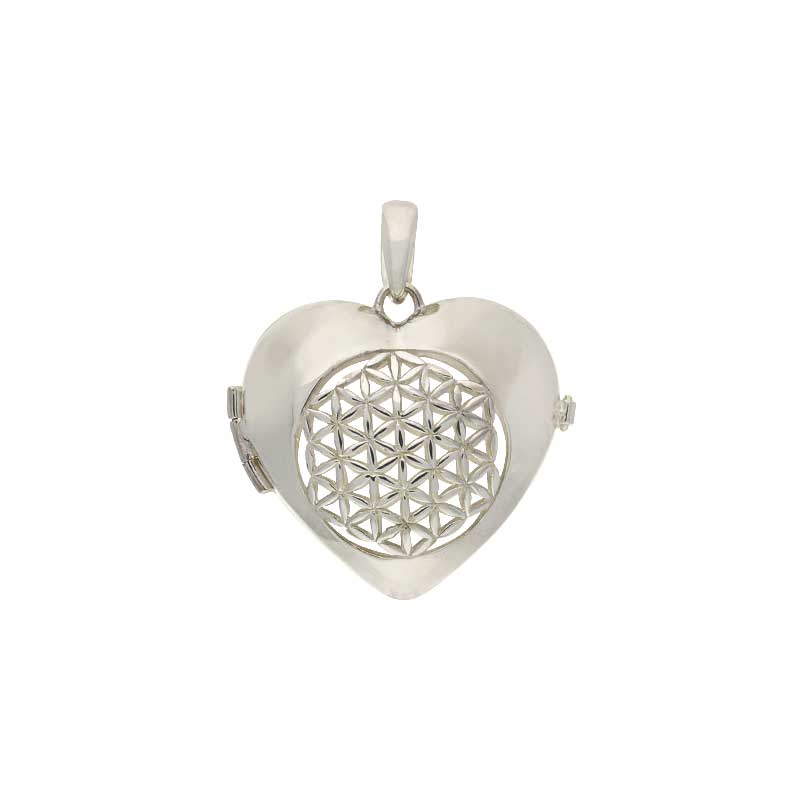 Medaillon 'Blume des Lebens' Silber