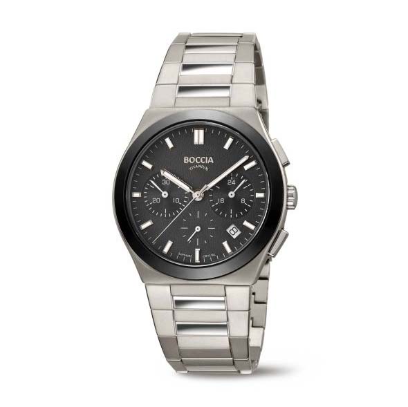 BOCCIA Herrenarmbanduhr Titan 3736-02