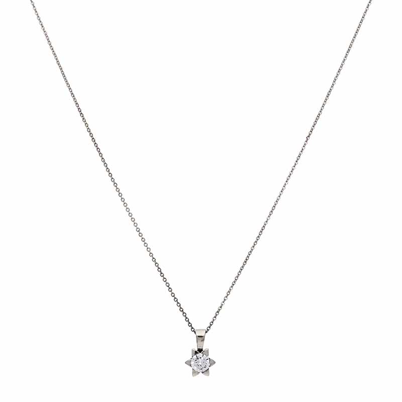 Anhänger mit Kette Silber