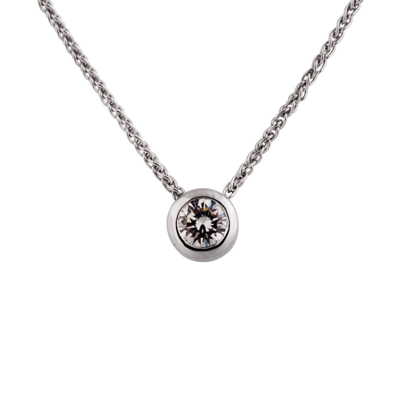 Brillant-Durchläufer Weißgold 1,009 ct