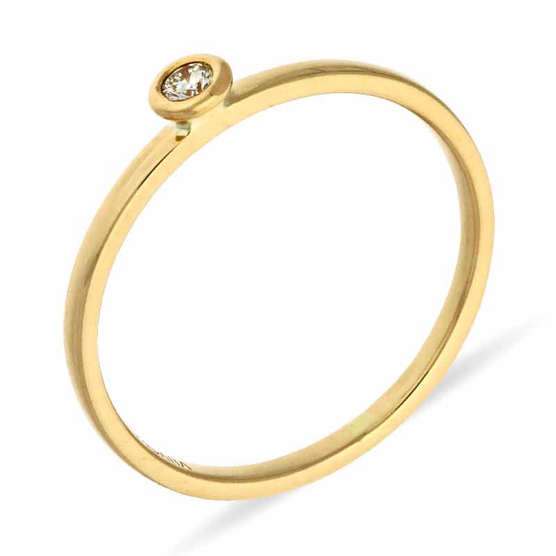 Brillant-Ring Gelbgold