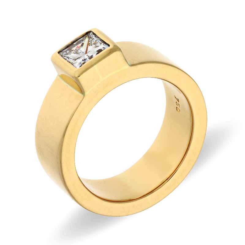 Diamant-Ring Gelbgold