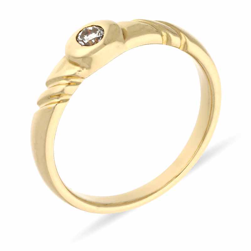 Brillant-Ring Gelbgold
