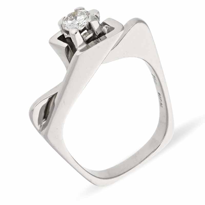 Brillant-Ring Weißgold
