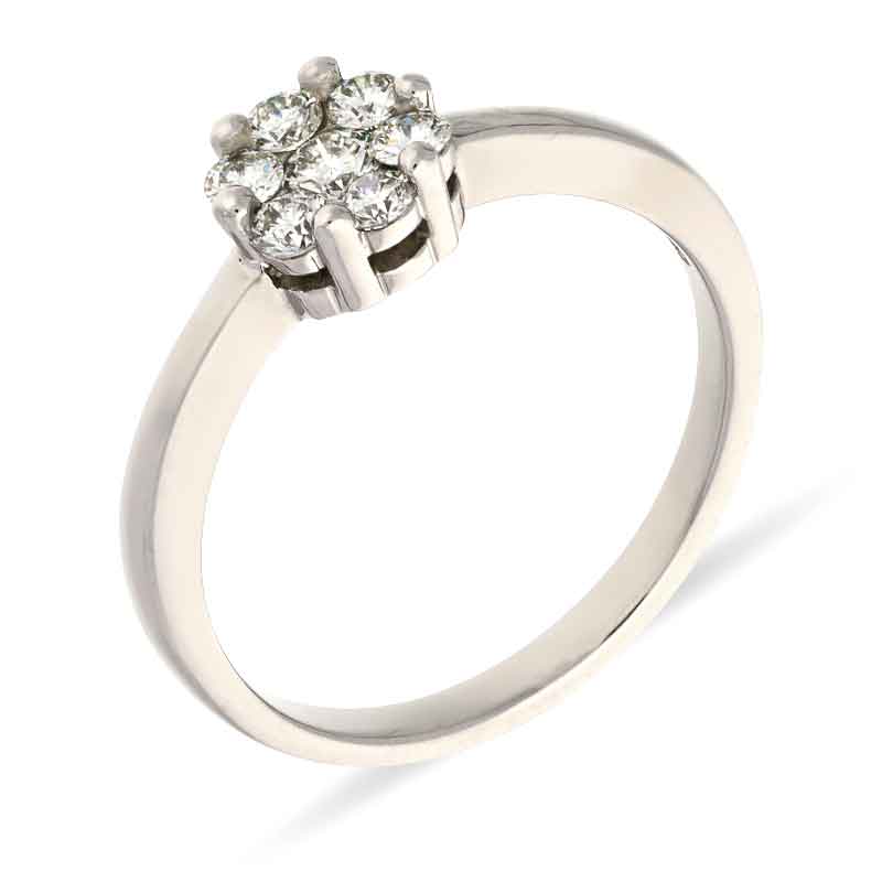 Brillant-Ring Weißgold