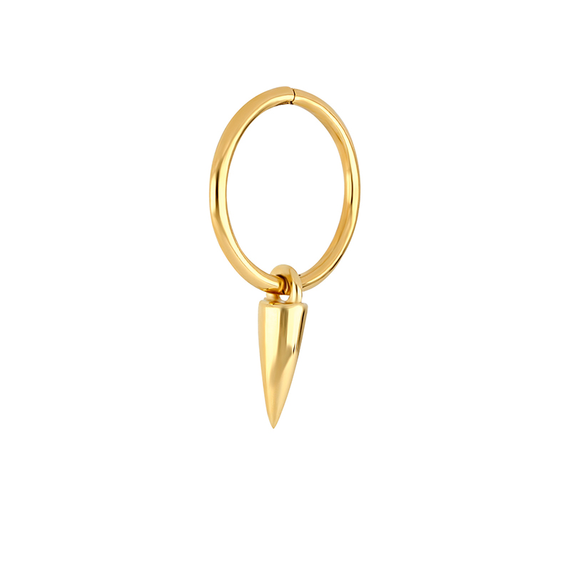 Son of Noa Creol-Einhänger 'Stachel' Silber, vergoldet