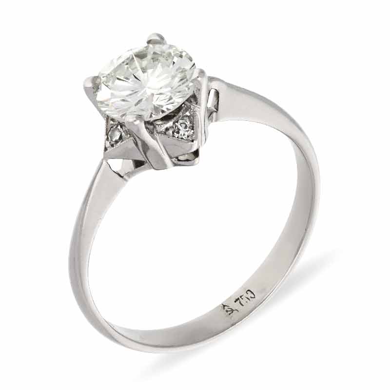 Brillant-Ring Weißgold