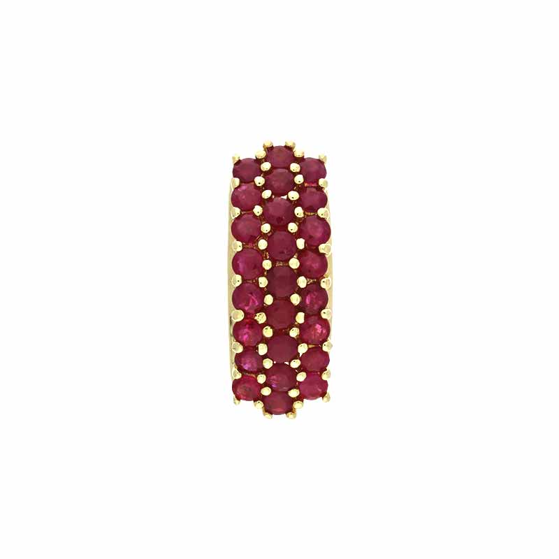 Rubin-Anhänger Gelbgold