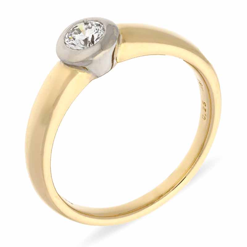 Brillant-Ring Gelbgold