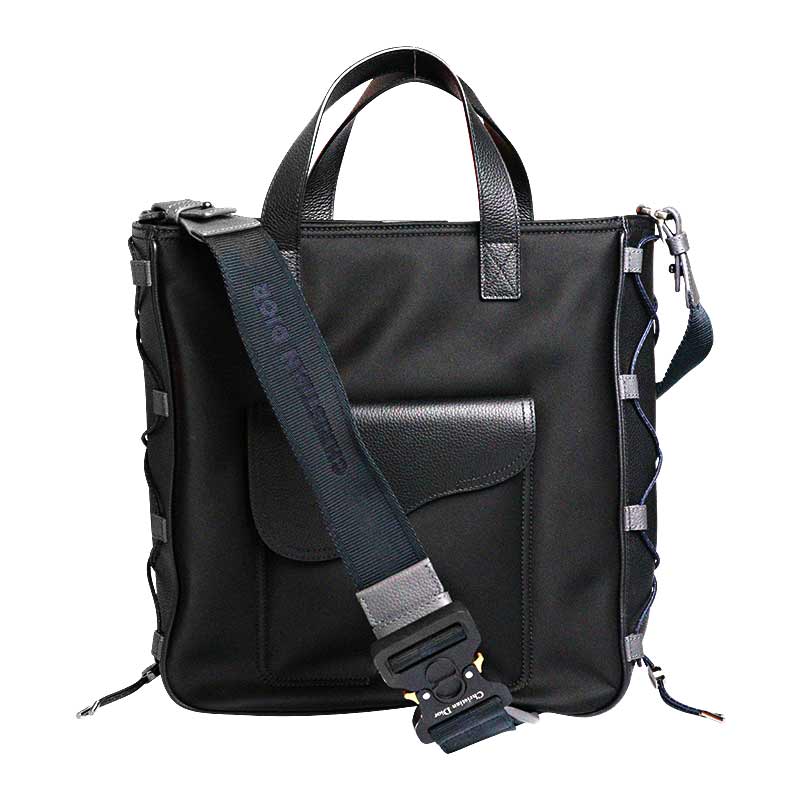 Dior and Sacai ‘Saddle Tote Bag mit Schulterriemen‘