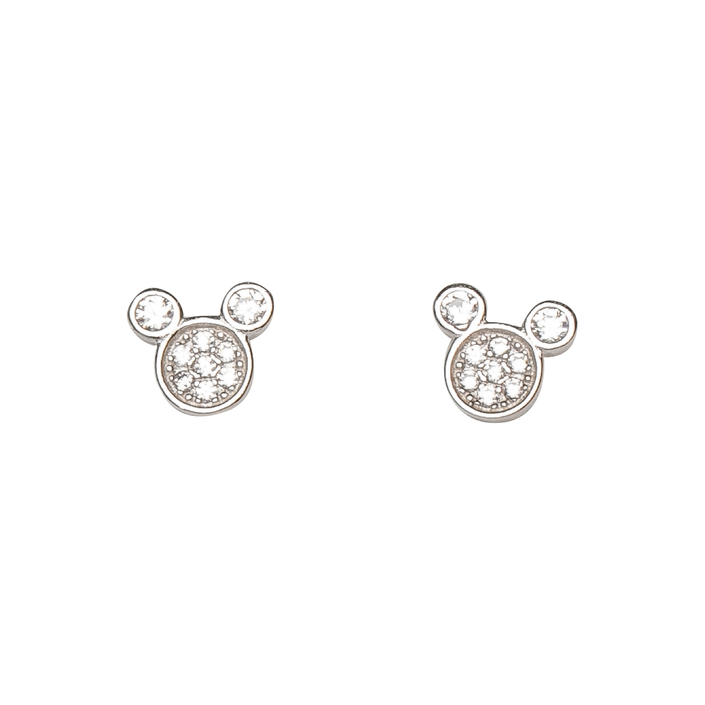 Ohrstecker Micky Maus Silber