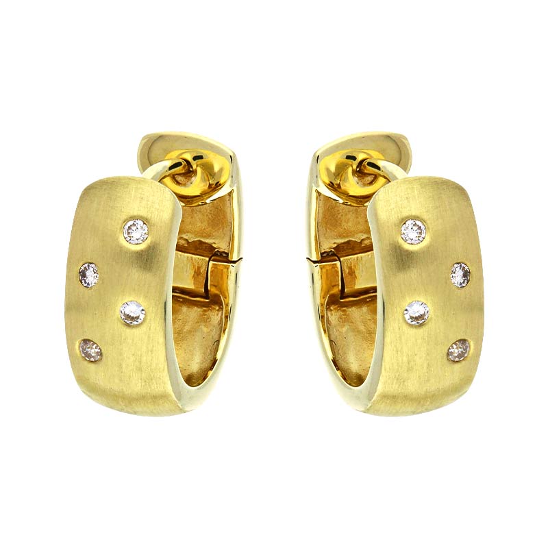 Brillant-Creolen Gelbgold