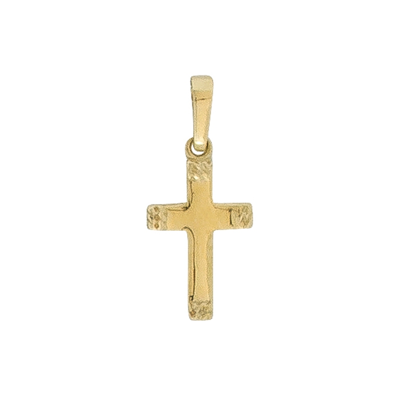 Kreuz-Anhänger Gelbgold