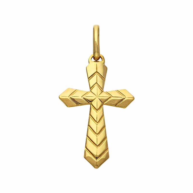 Anhänger 'Kreuz' Gelbgold
