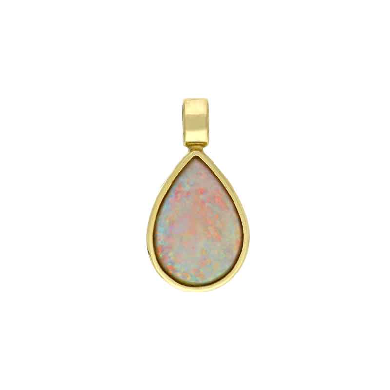 Opal-Anhänger Gelbgold