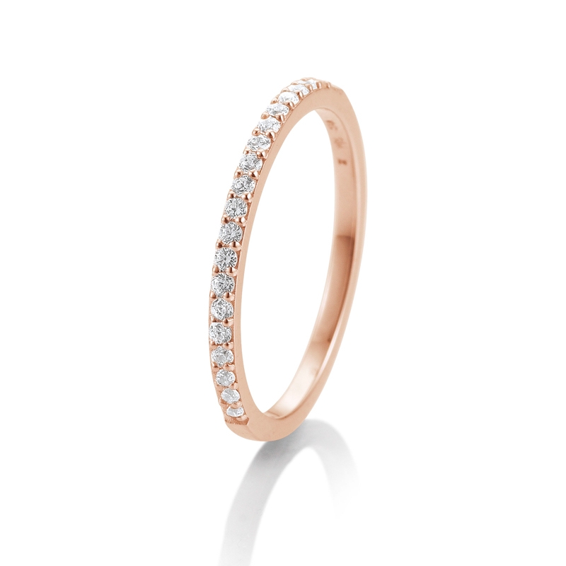 Brillant-Ring Rotgold