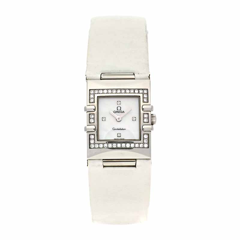 OMEGA Constellation Quadra Diamanten Perlmutt Ref. 138.76.56