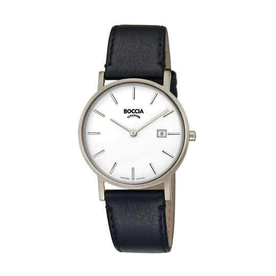 BOCCIA Herrenarmbanduhr Titan 3637-02